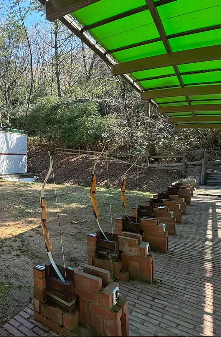 アーチェリーの様子