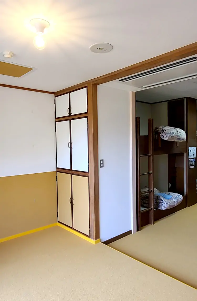 客室(ファミリールーム)の様子