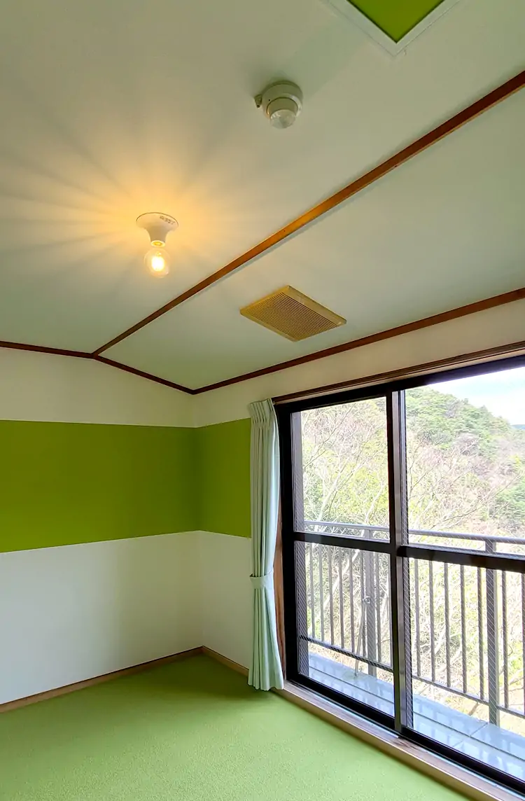 客室(ファミリールーム)の様子