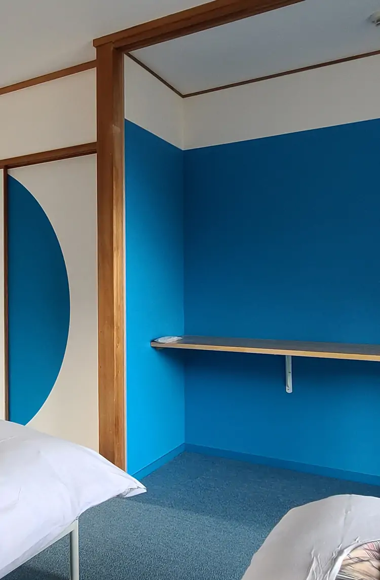 客室(ツインルーム)の様子